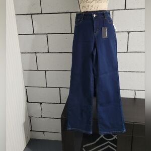 BUNDLE SALE! NWT Wide Leg High-Rise Women’s Jeans - Dark Blue Sz 14P